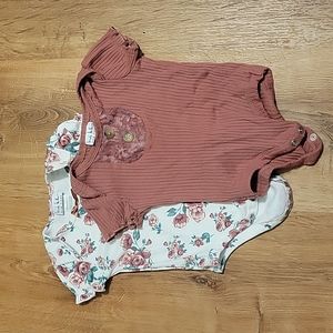 Nicole Miller 6-9 month bodysuit set